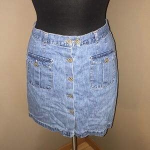 Mini Denim Skirt